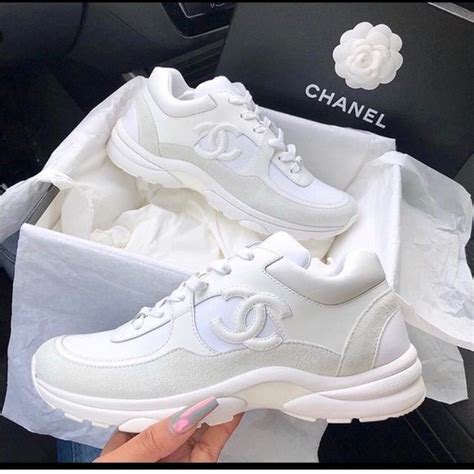 chanel white shoes price|authentic chanel sneakers.